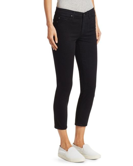 AG Jeans Denim Prima Crop Jeans In Black - Save 76% - Lyst