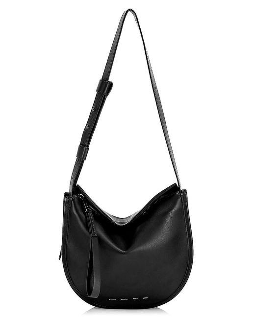 PROENZA SCHOULER WHITE LABEL Small Baxter Leather Shoulder Bag in Black ...