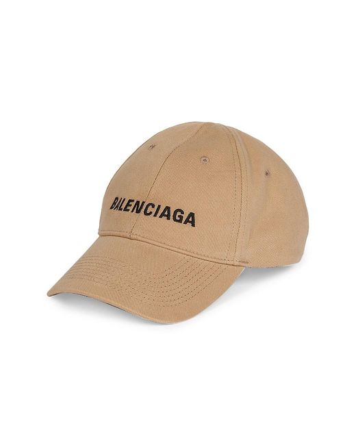 Balenciaga Cotton Logo Baseball Cap in 