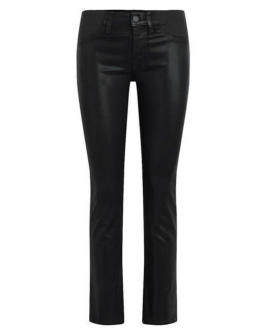 Hudson Jeans Maternity Nico Straight Ankle Jeans in Black | Lyst