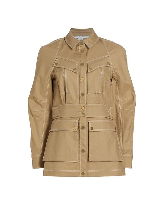 Veronica Beard Keswick Utilitarian Jacket in Natural | Lyst