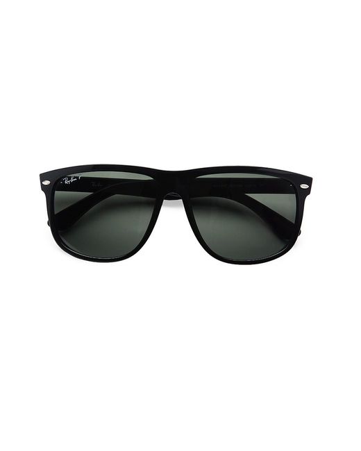 Ray-Ban Rb4147 60mm Flat-top Boyfriend Wayfarer Sunglasses in Black for ...