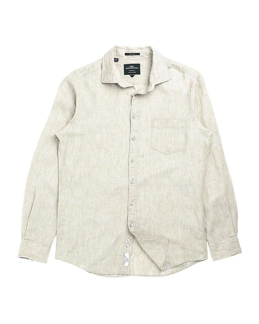 Rodd & Gunn Coromandel Textured Shirt in White for Men | Lyst