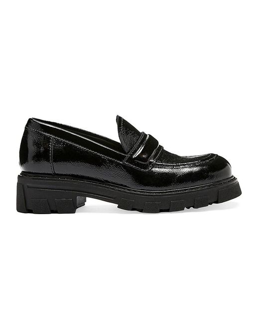 La Canadienne Douglas Patent Leather Loafers in Black | Lyst