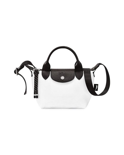 Longchamp Le Pliage Energy Extra Small Tophandle Bag in White Lyst