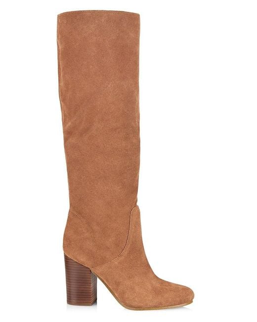 michael kors tall leather boots