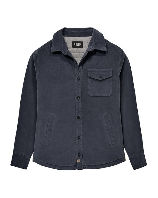 UGG Theodore Corduroy Shirt Jacket in Blue for Men Lyst