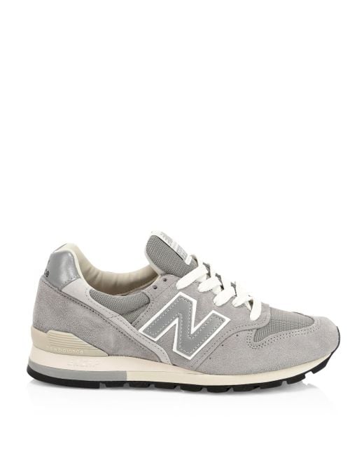 New Balance 996 Made In Usa Suede Sneakers in Grey (Gray New Balance 996 Made In Usa Suede Sneakers in Grey (Gray