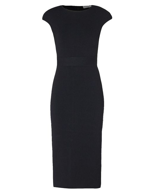 scanlan theodore crepe knit gown black