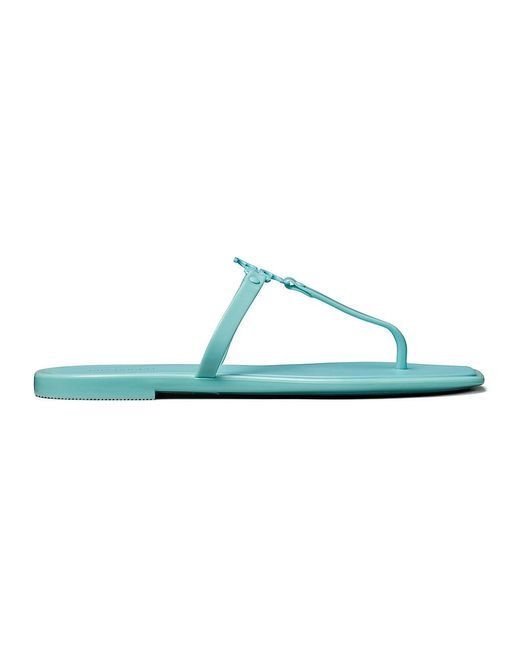 Tory Burch Roxanne Jelly Thong Sandals in Blue | Lyst