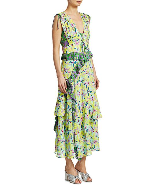 tanya taylor yellow dress