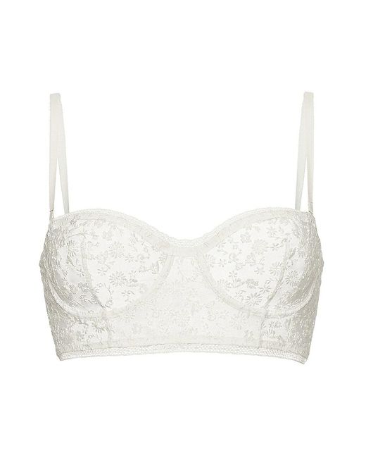 Eres Joie Lace Bra in White | Lyst