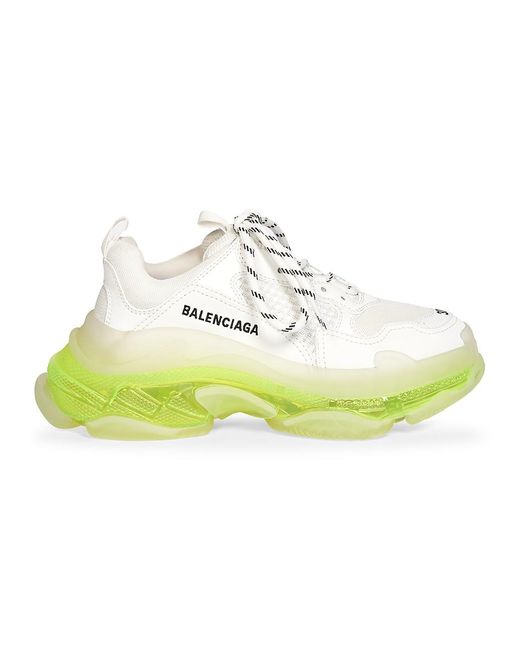 triple s sneaker in beige double foam and mesh