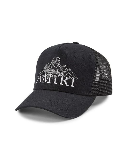 Amiri Cherub Trucker Hat in Black for Men | Lyst