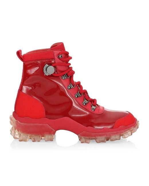 Moncler boots red Clearance