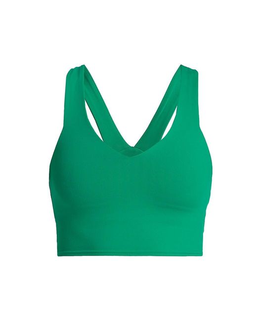 Alo Yoga Synthetic Real Bra Tank in Green Emerald (Green) Lyst