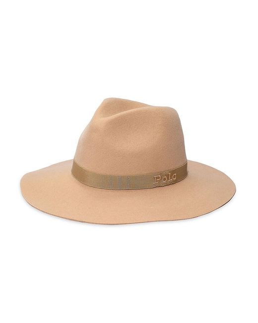 Polo Ralph Lauren Packable Wool Icons Fedora in Natural Lyst