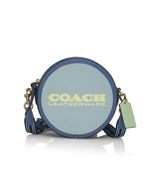 coach kia circle bag in colorblock