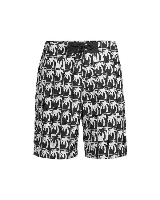 Dripping Palms Surf Swimshort in black - Palm Angels® Official