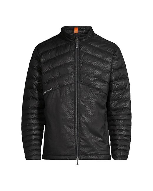 Peter Millar Synthetic All Course Camouflage Print Jacket in Black for Men | Lyst