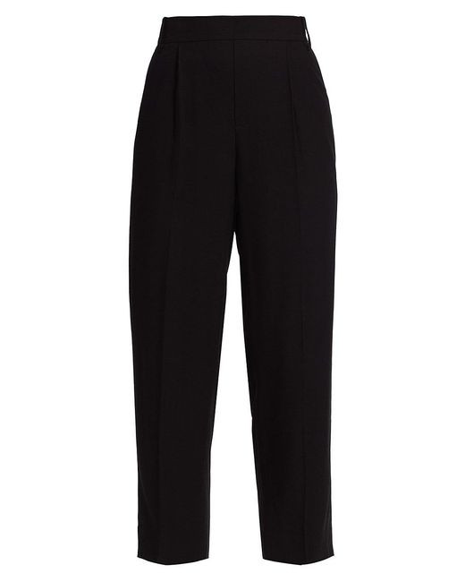 Vince Synthetic Drapey Pull-on Pants in Black | Lyst