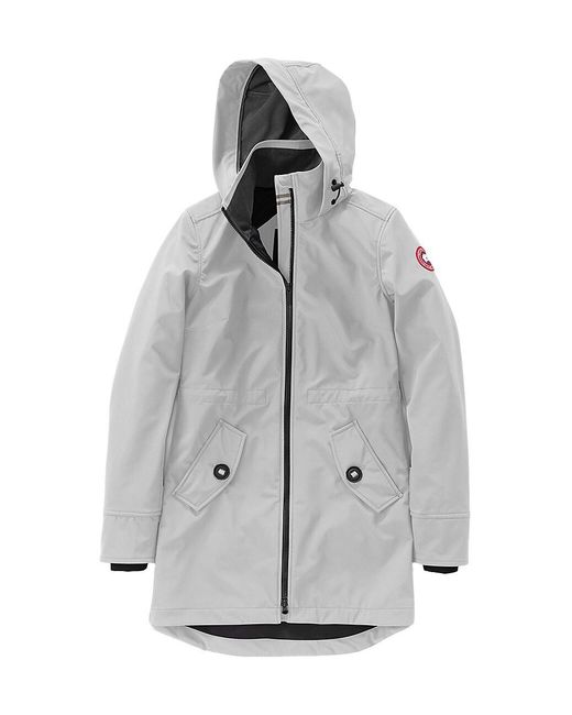 Canada Goose Synthetic Avery Slim-fit A-line Jacket in Grey (Gray) | Lyst
