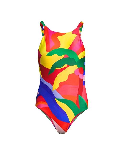 FARM Rio Synthetic Graphic Sunshine One piece Swimsuit In Natural Lyst