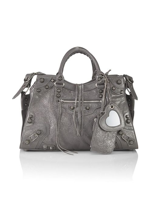 balenciaga small city leather satchel