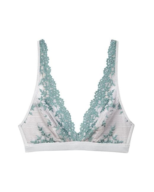 Wacoal Embrace Lace Soft-cup Bra In Blue | Lyst