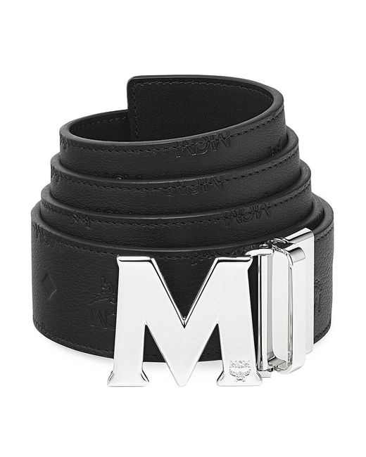 MCM Belt CLAUS reversible in black/ gray