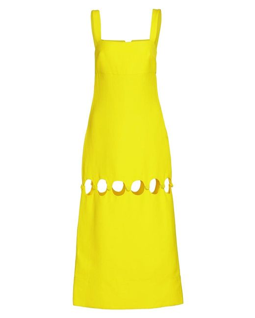 Alexis Synthetic Coastal Cut-out Maxi Dress in Yellow | Lyst