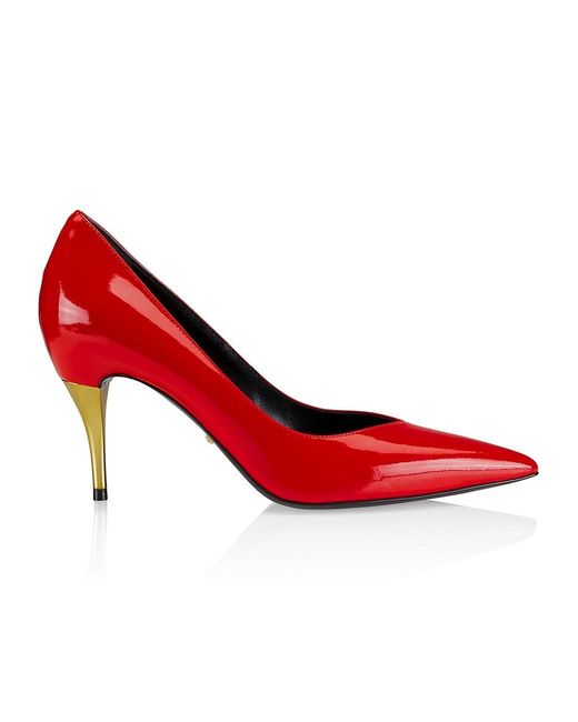 Gucci Priscilla Patent Leather Pointedtoe Pumps in Red Lyst