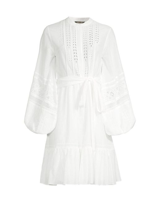 Kobi Halperin Maxine Cotton-silk Dress in White | Lyst
