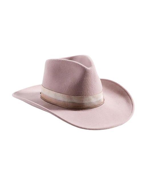 Freya Mallow Wool Felt Cowgirl Hat in Pink Lyst