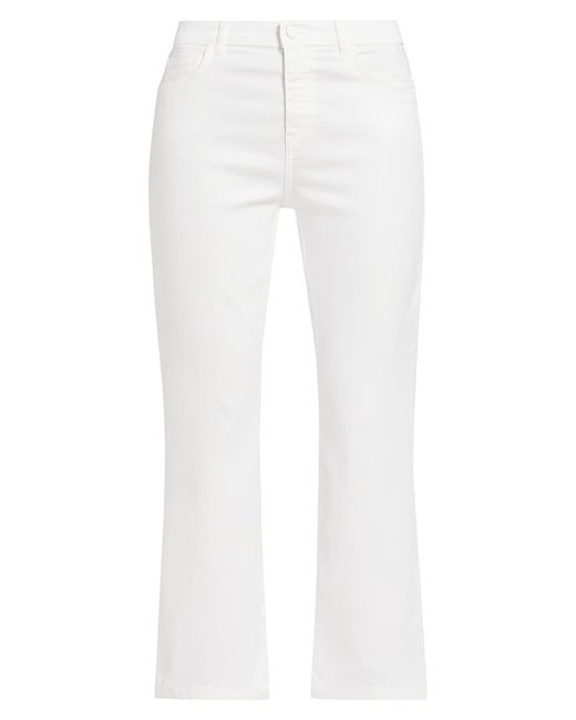 Marella Monochrome Amerigo Ankle-crop Jeans in White | Lyst