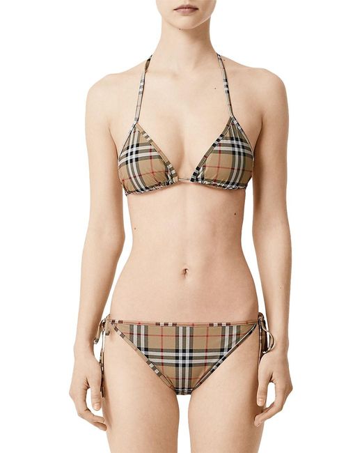 burberry check bikini