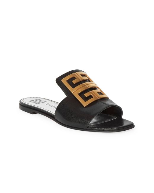 givenchy 4g flat leather sandals