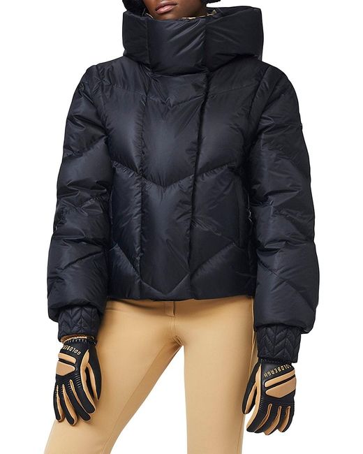 Goldbergh Josie Detachable Sleeve Puffer Jacket in Blue Lyst