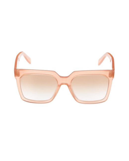 Celine 49mm Oversized Square Sunglasses Lyst