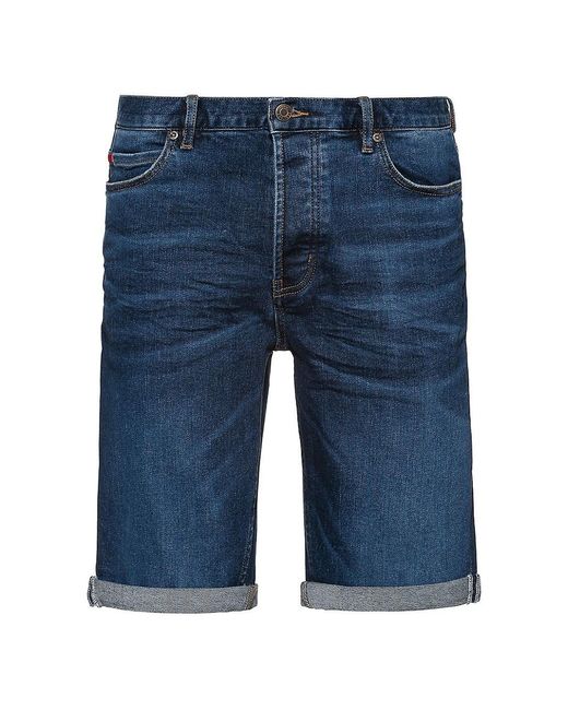 HUGO Shorts in Blue for Men | Lyst