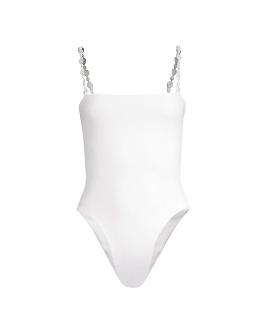 Maygel Coronel Synthetic Exclusive Kala One-piece Swimsuit in White | Lyst