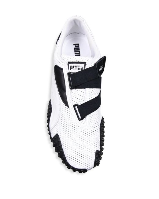 PUMA Mostro Perforated Leather Sneakers in White for Men | Lyst