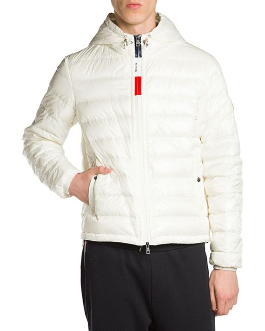 Moncler Goose Rook Down Puffer Jacket in White for Men - Lyst
