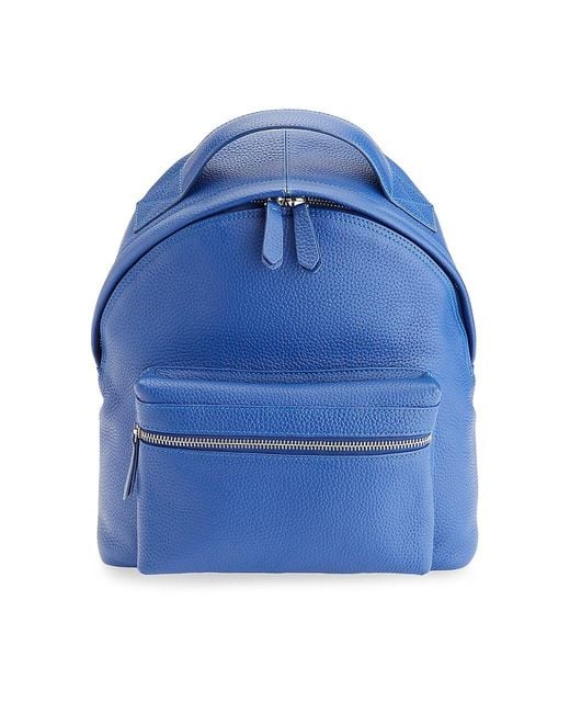 ROYCE New York Leather Travel Backpack in Blue | Lyst