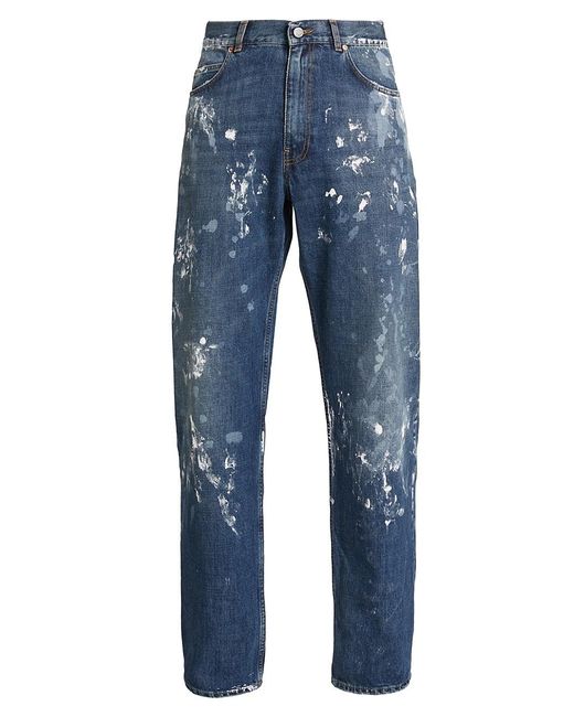 Martine Rose Denim Relaxedfit Painter Jeans in Blue for Men Lyst