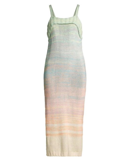 525 America Synthetic Ombre Knit Midi-dress | Lyst
