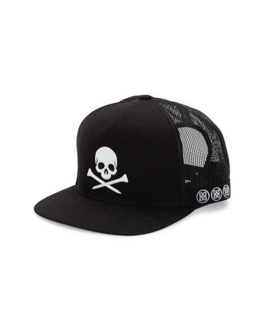 G/FORE Skull Trucker Hat in Black for Men Lyst
