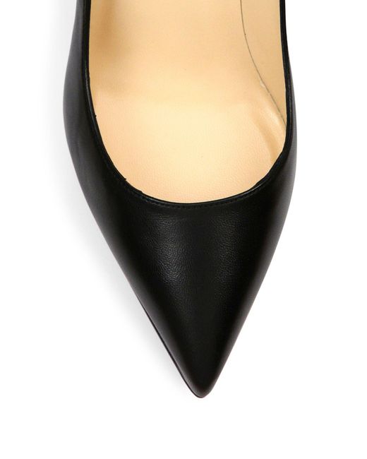 christian louboutin pigalle plato 100 platform leather pumps