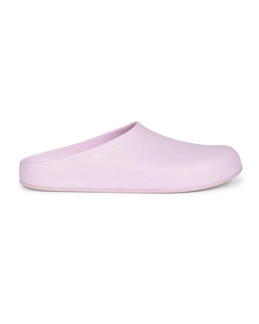 Balenciaga Closed Pool Slides in Pink White (Pink) Lyst