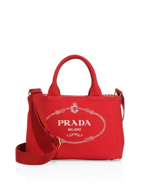 prada canapa tote